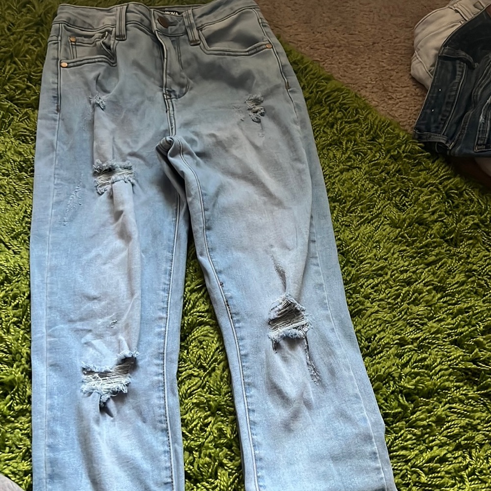 Fashion Nova skinny jeans light blue